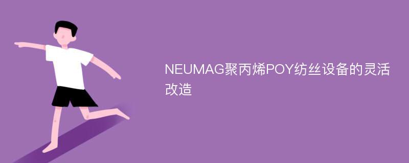 NEUMAG聚丙烯POY纺丝设备的灵活改造